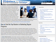 Tablet Screenshot of masters-in-marketing.org